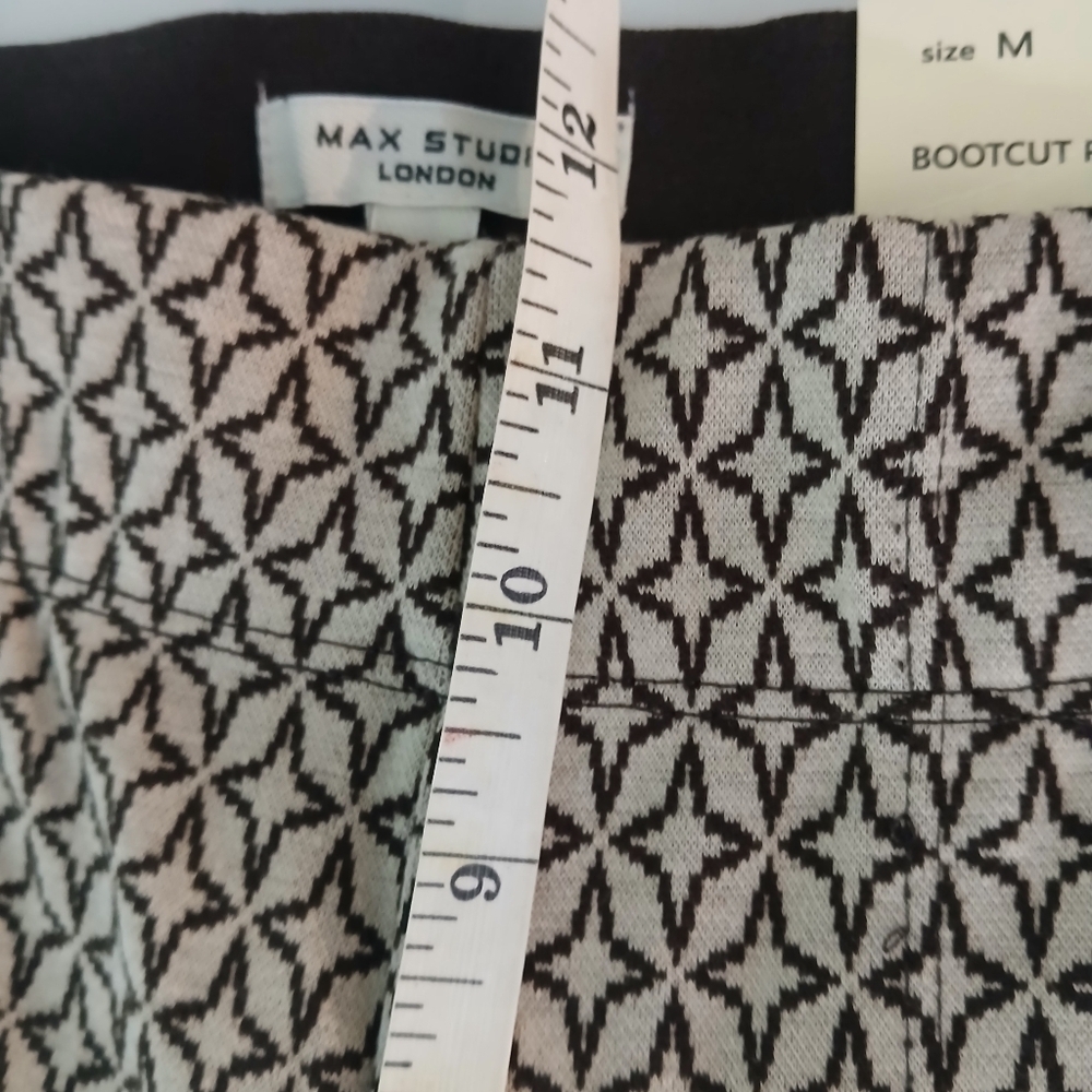 Max Studio Mid Rise Boot Cut Trouser Pants - Picture 7 of 8